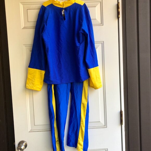 Creations Lyman Blue Yellow Marching Band Parade Costume M Made in Canada No Hat - Picture 3 of 6
